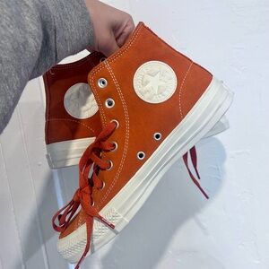 Orange High-Top Converse